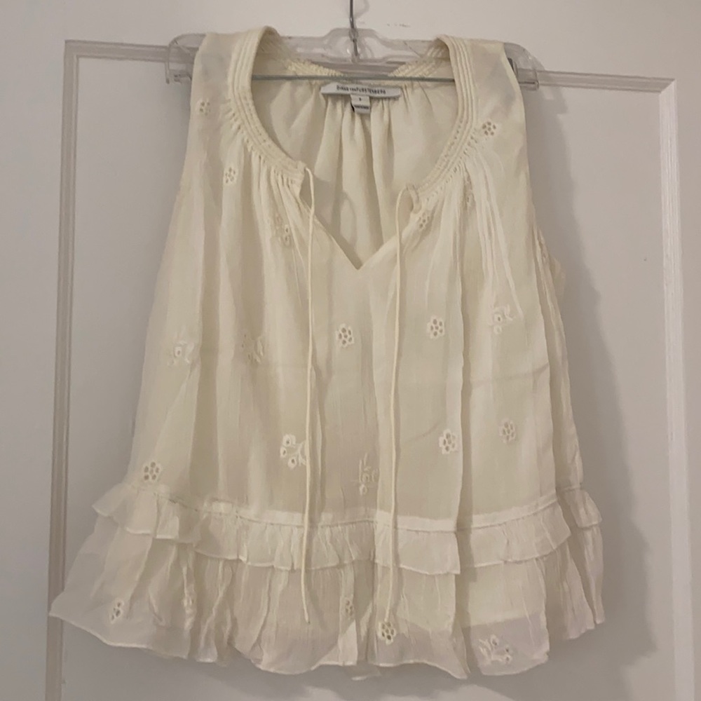 Diane von Furstenberg blouse, size P EUC